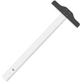 HATAS Tekniker Mika 75 cm T Cetveli, Metal Malzeme, Beyaz