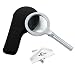 Produktbild MSLAN Led Lighted Magnifying Glass,5X 10X Full Metal Handheld Magnifier for Reading,Inspection,Exploring,Hobbies,Best Gifts for Seniors Kids