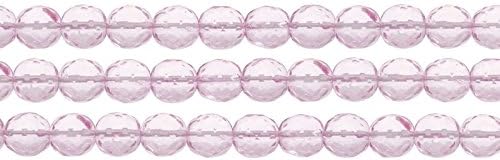 Bohemian Faceted Crystal Beads 10 mm String of 50 Amethyst, Artwork, Crafts, Decoration, Jewellery Making