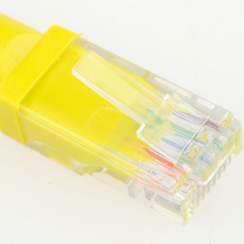 DSLRKIT 10in 25 cm 568B CAT5E UTP Ethernet RJ45 Patchkabel Netzwerkkabel (10 Stück) - 3