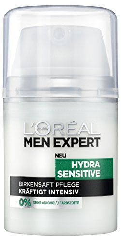L’Oréal Men Expert Hydra Sensitive Birkensaft Feuchtigkeitspflege, 2er Pack (2 x 50 ml) - 2