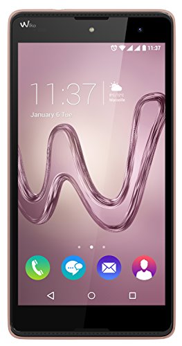 Wiko Robby Smartphone d  bloqu   H   Ecran  5 5 pouces - 16 Go - Double SIM - Android  Or rose
