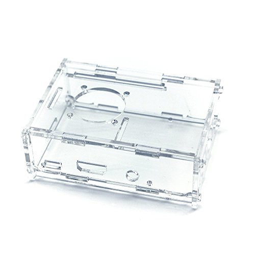 TRIXES Transparentes Acryl-Gehäuse mit Lüfter für Raspberry Pi Modell B+ und Raspberry Pi 2 Modell B - 2