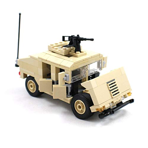 Modbrix 2347 ★ Humvee Kampffahrzeug inkl. Artilleriestellung mit 2 US Army Custom Soldaten ★ - 4