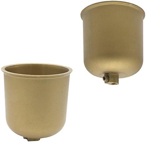 Canopy Gold Matt Plastic with Locking Screw for Supply Cable Lamp Cable Pendant Light Light Pot Lamp Pot Ceiling Pot Diameter 76 mm Height 82 mm