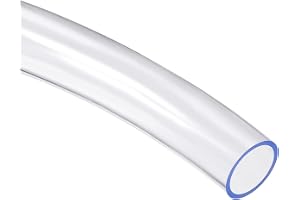 QUARKZMAN 1 styck klar vinylslang av plast, flexibelt rör, 25 mm x 30 mm, 9 m för industriell jordteknik PVC