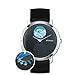 Produktbild atFoliX Withings Steel HR (40mm) Folie - 3 x FX-Curved-Clear flexible Schutzfolie - vollflächiger Schutz bis zum Rand