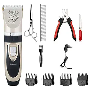 AYSIS Professional Automatic Rechargeable Pet Hair Trimmer for Dogs (Multicolour)