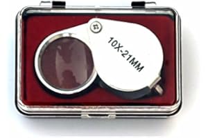 Goliton Bijoutier Diamond Lente d'ingrandimento 10 x 21 mm Lente d'ingrandimento pieghevole Eye Magnifier