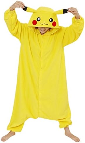 Adult Animal Cosplay Costume Pyjamas,Pikachu,S