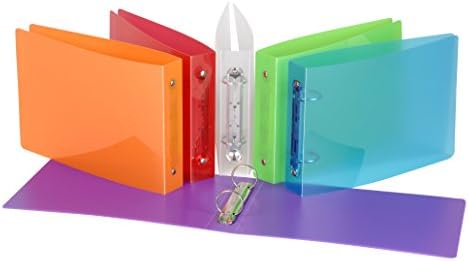 Viquel907083-08 Folder with 2 Rings for Propyglass Cards 15 x 21 cm Assorted Colours