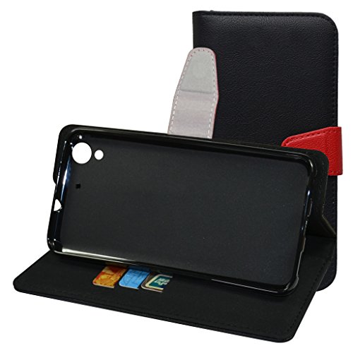 Huawei Honor 5A   Huawei Y6 II Funda Mama Mouth PU Cuero Billetera Cartera Monedero Con Soporte Funda Caso Case para Huawei Honor 5A   Huawei Y6 II Smartphone 2016 Negro