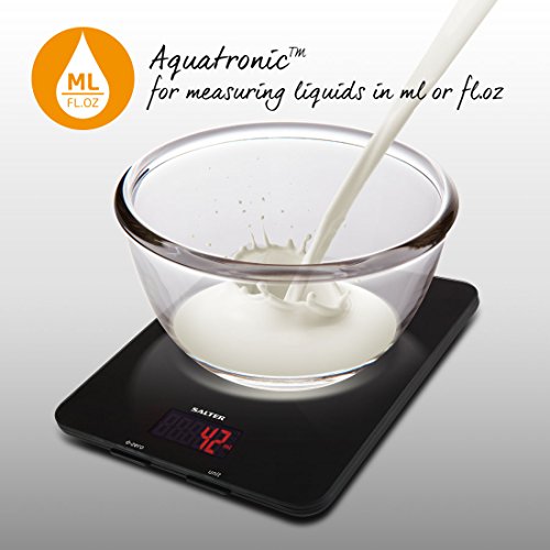 Salter 1150 BKDR Elektronische Küchenwaage aus Glas - 5