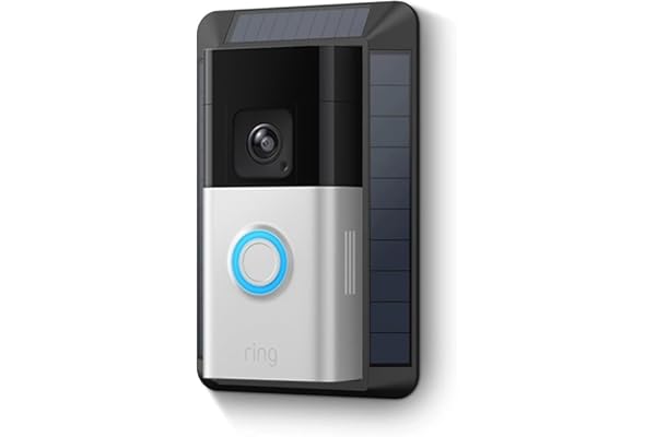 Descubre el Ring Battery Video Doorbell Pro + Cargador solar de Ring (2.ª generación) | Videotimbre Pro con batería, vídeo de cuerpo entero, detección de movimiento 3D