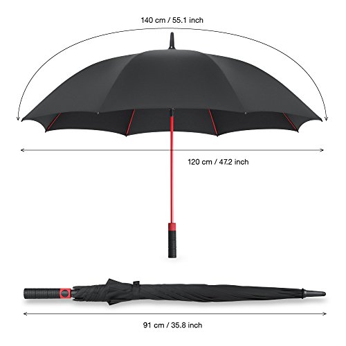 Plemo-472-Inch-Extra-Large-Auto-Open-Umbrella-Long-Umbrella-Durable-and-Strong-Enough-for-the-Fierce-Wind-and-Heavy-Rain-Classic-Black-Style-with-Tire-Like-Handle-Unisex-Golf-Umbrella