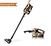 Produktbild CLEANmaxx Akku-Zyklon-Staubsauger | Hand- & Bodenstaubsauger in einem | Rohr bis 80 cm verlängerbar | 150 Watt | Inkl. Diverser Aufsätze | Schwarz Gold