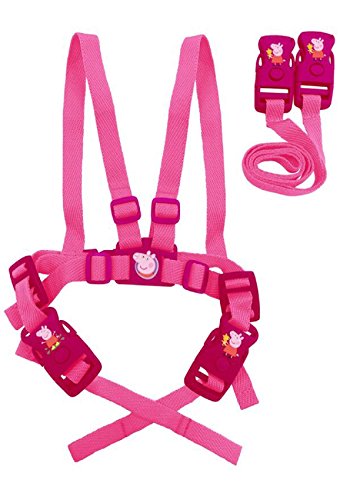 Alligator Girls Peppa Pig Safety Harness and Travel Reins - Pink
