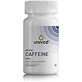 Unived Natural Caffeine Capsules 200mg, for Energy & Alertness, 60 Vegan Capsules