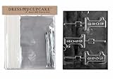 Dress My Cupcake DMCKITM189 Chocolate Candy Lollipop Packaging Kit with Mold, No.1 Boss Lollipop