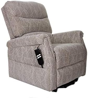 Oriental Leather Co Ltd Ede - Dual Motor Lift Mobility Riser Recliner Chair. Cream Fabric