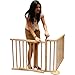 Room divider / playpen Max XL 180-240cm, wood, 3 elements
