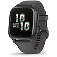 Garmin Venu Sq 2 GPS 40mm Smartwatch, AMOLED Touchscreen, All-day Health Monitoring and Fitness Features, Sports Apps and More, Square Design watch, up to 11 days battery life, Shadow Grey