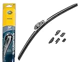 Lado de montaje: delante Hella 9 X W 358 053 - 281 - Limpiaparabrisas wbu28, parte delantera