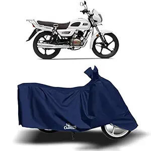 PASH - TVS Radeon New BS6 Water Resistant - Dust Proof - Full Bike Scooty Two Wheeler Body Cover for TVS Radeon (Navy Blue)