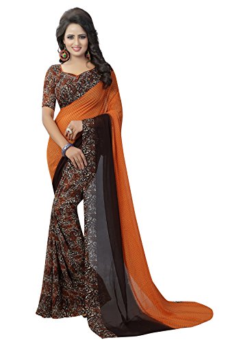 EARTH CREATION Saree For Women Party Wear Half Sarees Offer Designer Below 500 Rupees Latest Design Under 300 Combo Shiffon Saree New Collection 2018 In Latest With Designer Blouse Beautiful For Women Party Wear Sadi Offer Sarees Collection Kanchipuram Bollywood Bhagalpuri Embroidered Free Size Georgette Sari Mirror Work Marriage Wear Replica Sarees Wedding Casual Design With Designer Blouse Material RS.499 (83.00% Off) - Amazon