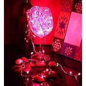Blackberry Overseas Pink Colored Decorative RICE LED Lights, 15 metre Long