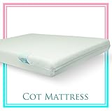 Baby Travel Cot Mattress 100 x 70 x 7.5 CM QUILTED Breathable Antiallergenic - British Made - ATM-Baby Brand
