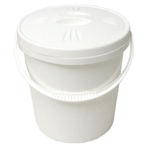 Junior Joy Nappy Pail with Lid (White)