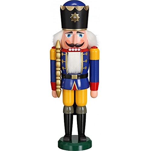 Buy German Christmas Nutcracker King blue 38 cm / 15 inch Authentic