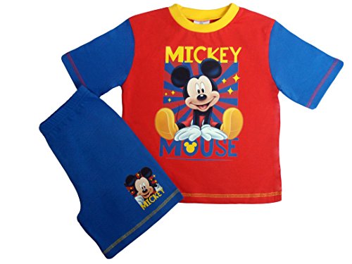 Mickey Mouse Short Pyjamas Official Disney Shorty Cotton Pyjama Set (18-24 Months)