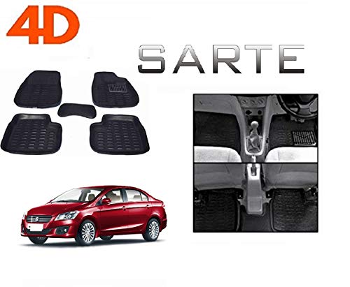 SARTE Cutes Car 4D Mats for Ciaz (Black) RS.999 (44.00% Off) - Amazon