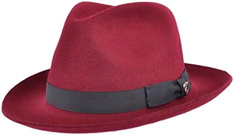 Gladwin Bond Quality Hand Made Fedora Trilby Hat with Matching Band 100% Wool
