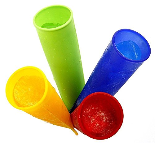 iNeibo Eis am Stiel- eis pop form aus 100% Lebensmittelsilikon- BPA frei, FDA-zugelassenen, hochwertiges eis am stiel form um eis selber machen- 100% ZufriedenheitsGarantie (10, Bunt) - 5
