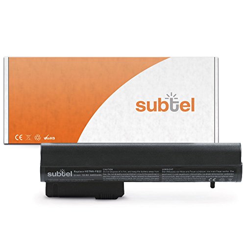 subtel Akku für HP 2533t HP Compaq 2510p HP Compaq nc2400 HP Compaq nc2410 HP EliteBook 2530p HP EliteBook 2540p - 4400mAh Ersatzakku 404887-241 412779-001 412780-001 481087-001 492548-001 593586-001 BS555AA BJ803AA EH767AA EH768AA MS06 HSTNN-DB2 HSTNN-C RW556AA
