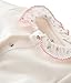 Petit Bateau Baby Girls Round Collar Long Sleeve Footies, Pink (rosella), 86