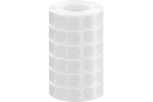 WISYOK 3000 pezzi di Colla per Palloncini, 6 Rotolo di Colla per Palloncini, Punti per Palloncini - Matrimonio, Festa e Decorazione