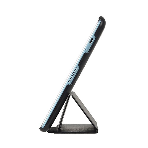 Huawei MediaPad T2 7 Pro Hülle, IVSO hochwertiges PU Leder Etui – mit Standfunktion, super 360° Anti-Wrestling, Schutzhülle für Huawei MediaPad T2 7 Pro LTE 7 Zoll Tablet PC perfekt geeignet (Für Huawei MediaPad T2 7 Pro, Schwarz) - 5