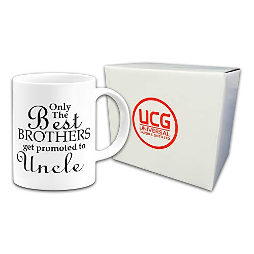 Gift Mugs - Taza con el texto "Only the best brothers get promoted to uncle"