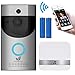 Produktbild Türklingel mit kamera klingel haustür Video Türsprechanlage Batterien & Glockenspiel 720P HD WiFi familienhaus zweiwegaudio IR nachtsicht PIR Bewegungserkennung sprechanlage 166° APP Steuerung