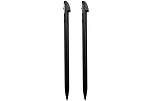 FPC 2x Black Replacement Stylus Touch Screen Pens, Compatible with Nintendo 3DS XL (Older version)