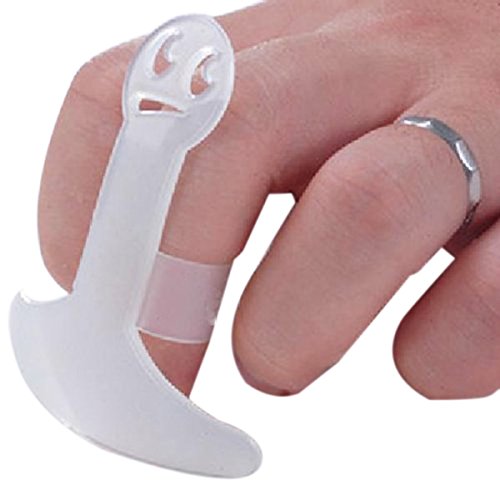 LEORX 2Stk. Messer schneiden Hand Guard Küche Gadgets Anti-Schnitt Hand Finger Protector (weiß)