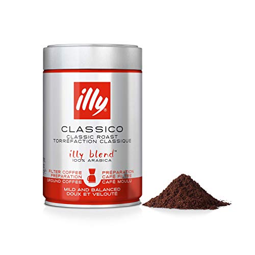 illy Kaffee, Gemahlener Filter Coffee, klassische Röstung - 1 Dose zu 250 g