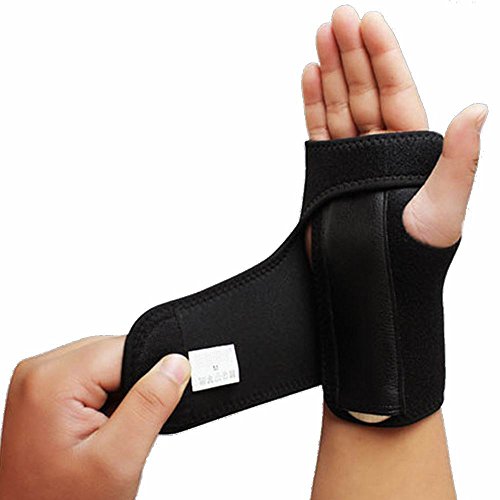 1 Stück rechts oder links Hand Träger herausnehmbare Schiene Handgelenkbandage Handgelenkstütze für Karpaltunnelsyndrom, Sehnenscheidenentzündungen, Schmerzen mouse-hand-Syndrom und Sport Verletzungen