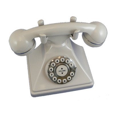 TeleMatrix 26009 Ash Retro Desk Phone