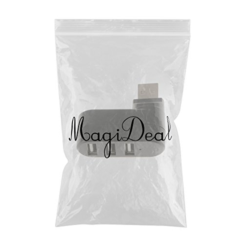 MagiDeal 2.0 USB mit 3 Anschlüsse mit 5V Adapter für PC Notebook – Computer Zubehör - 2