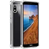 Johra® Protective Soft Silicone Shockproof Hybrid Protection Back Cover Case for Mi Redmi 7a - Transparent